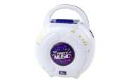 Zestaw Karaoke Dwa Mikrofony Głośnik Bluetooth MP3 Nagrywanie LED