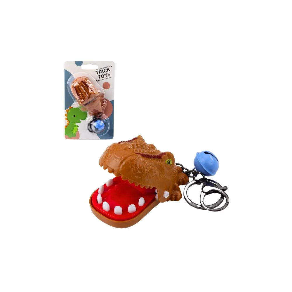 Žaidimas Dinozauras odontologas 2in1 raktų pakabukas