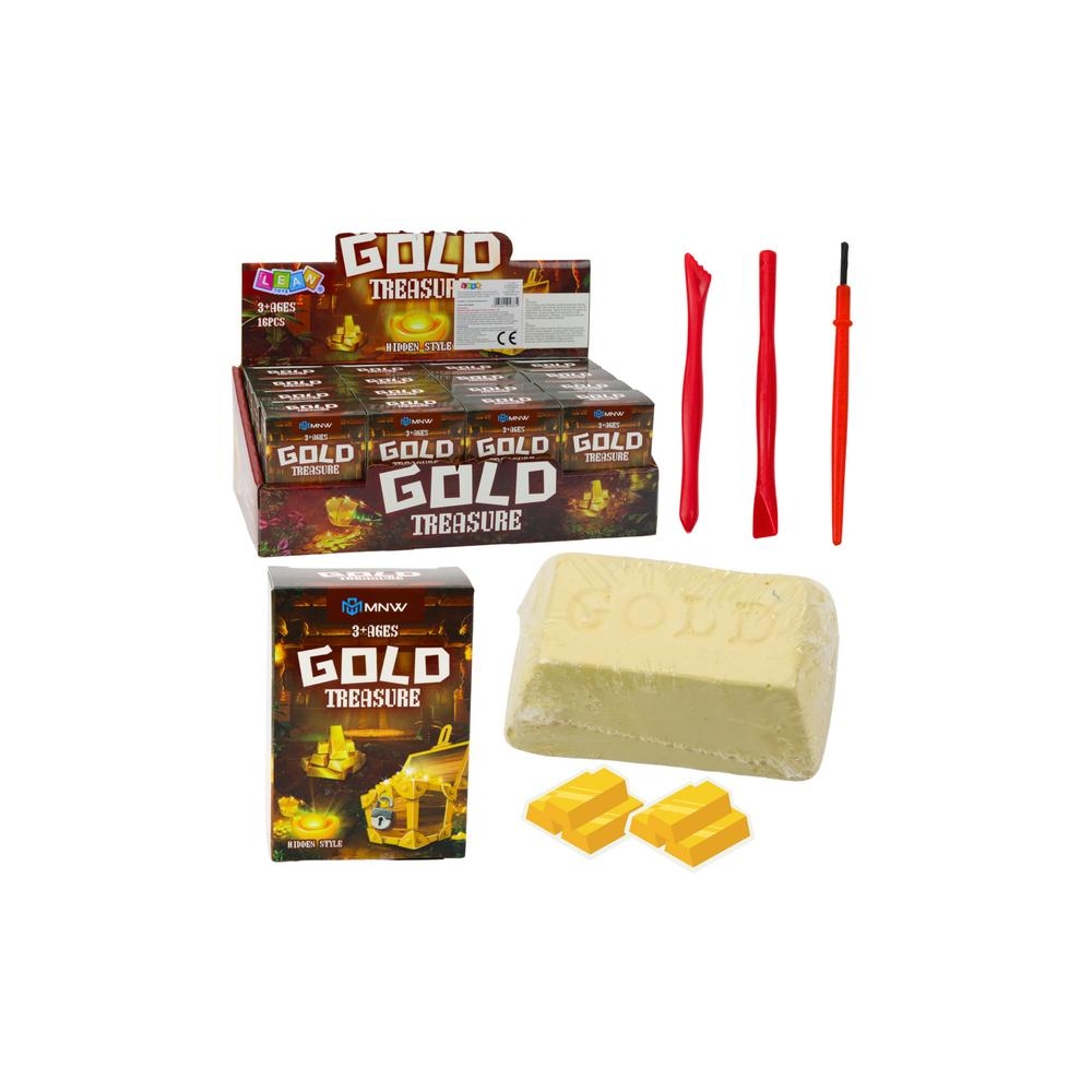 Kūrybinis rinkinys Excavation Gold Surprise Box-Žaislai, Profesijos, buities žaislai, Moksliniai žaislai-e-vaikas