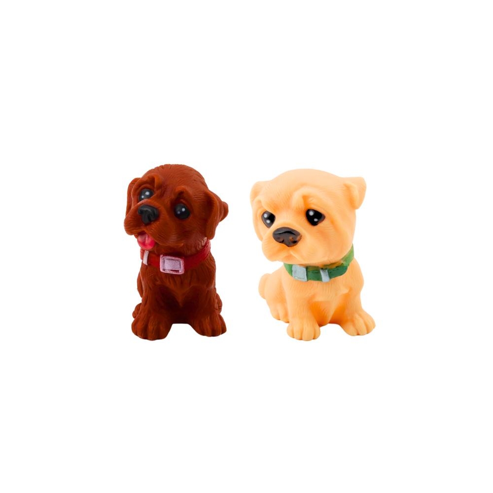 Mielų šuniukų figūrėlių rinkinys Guminiai šuniukai 8cm 6vnt