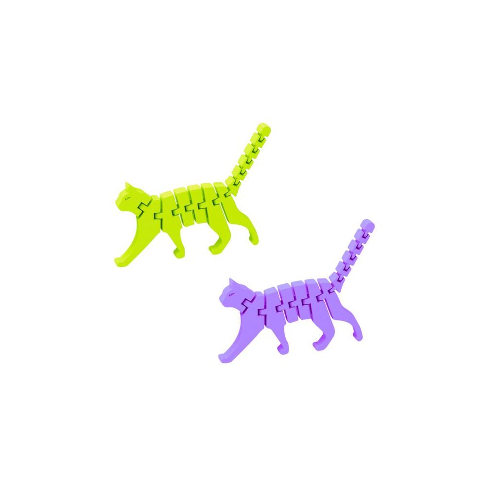 Erdvinis lankstus žaislas Katė Fidget 3D MIX 1vnt