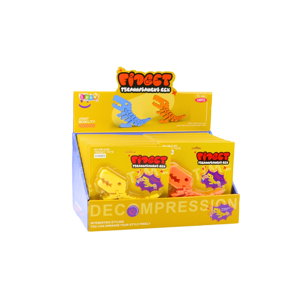 Dinosaur Puzzle Fidget 3D Puzzle Flexible Bendable Mix