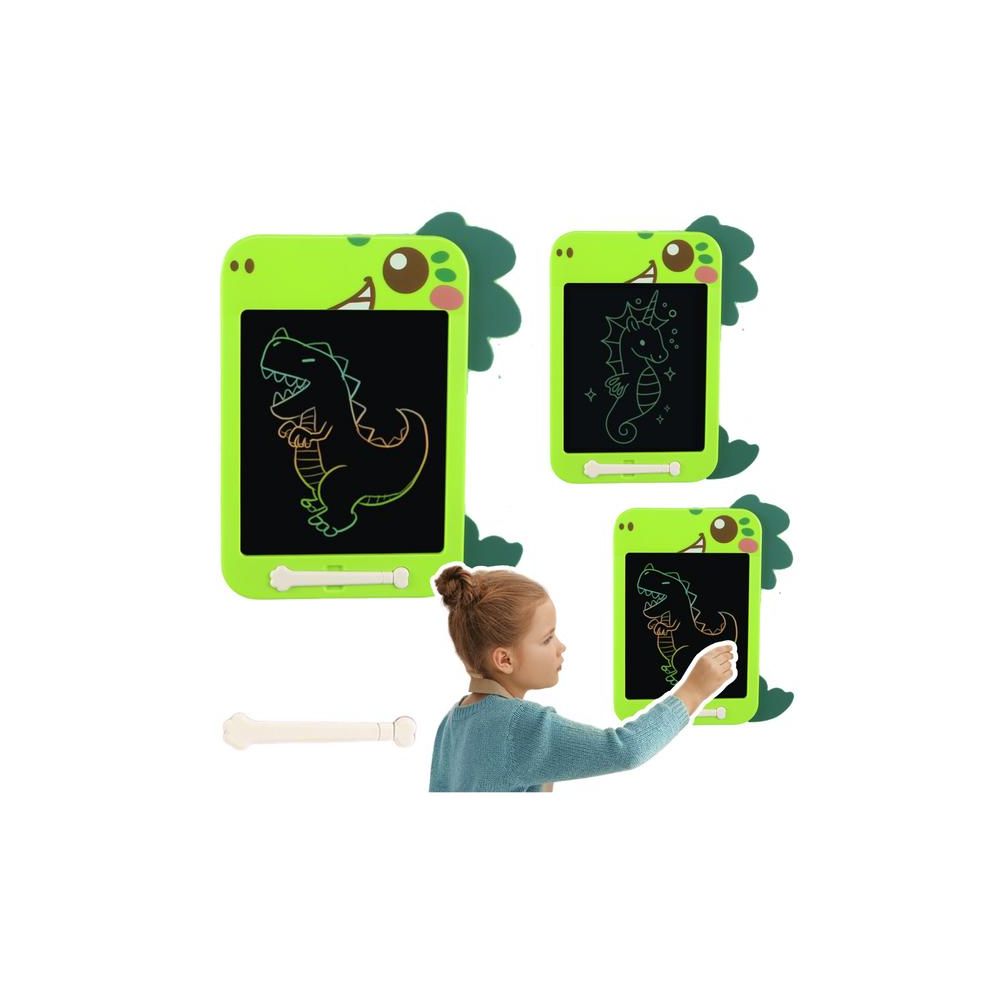 Marker Drawing Board Writing LCD Dinosaur Stylus Green