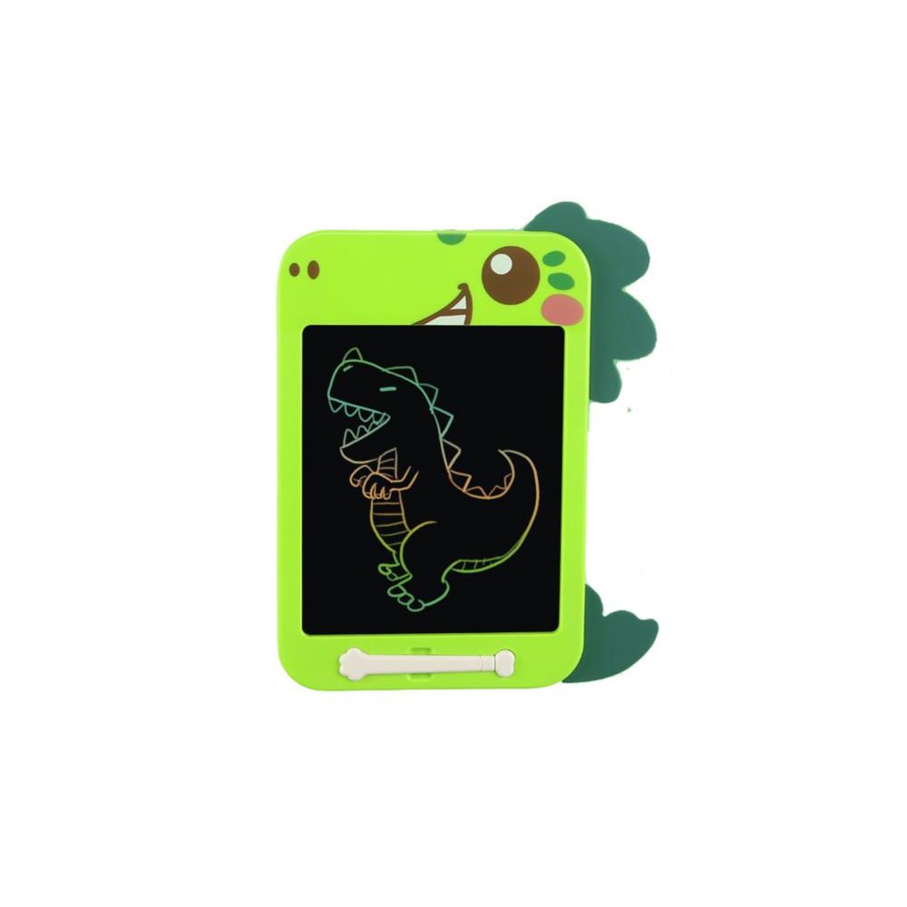 Grafinė piešimo planšetė Markerboard LCD rašiklis Dinozauras, žalias