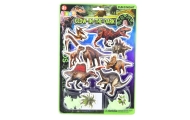 Naklejki Fluorescencyjne Świecące Na Ścianę Dinozaury Gwiazdki