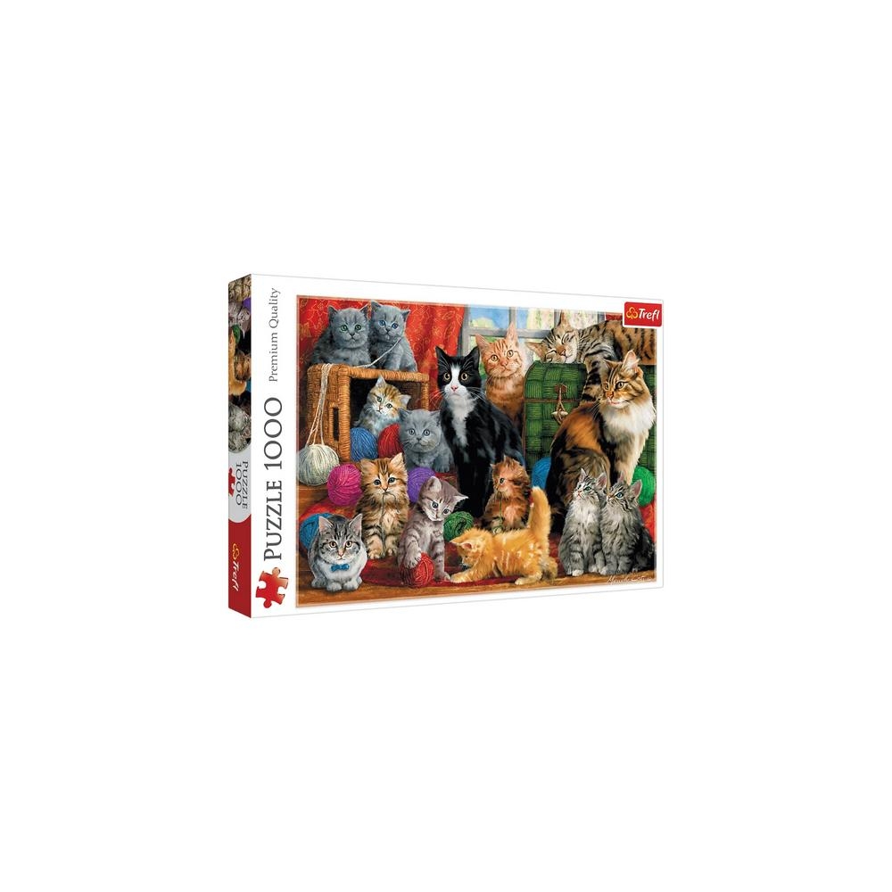 Puzzle - 1000 - Kocie Spotkanie - Trefl 10555