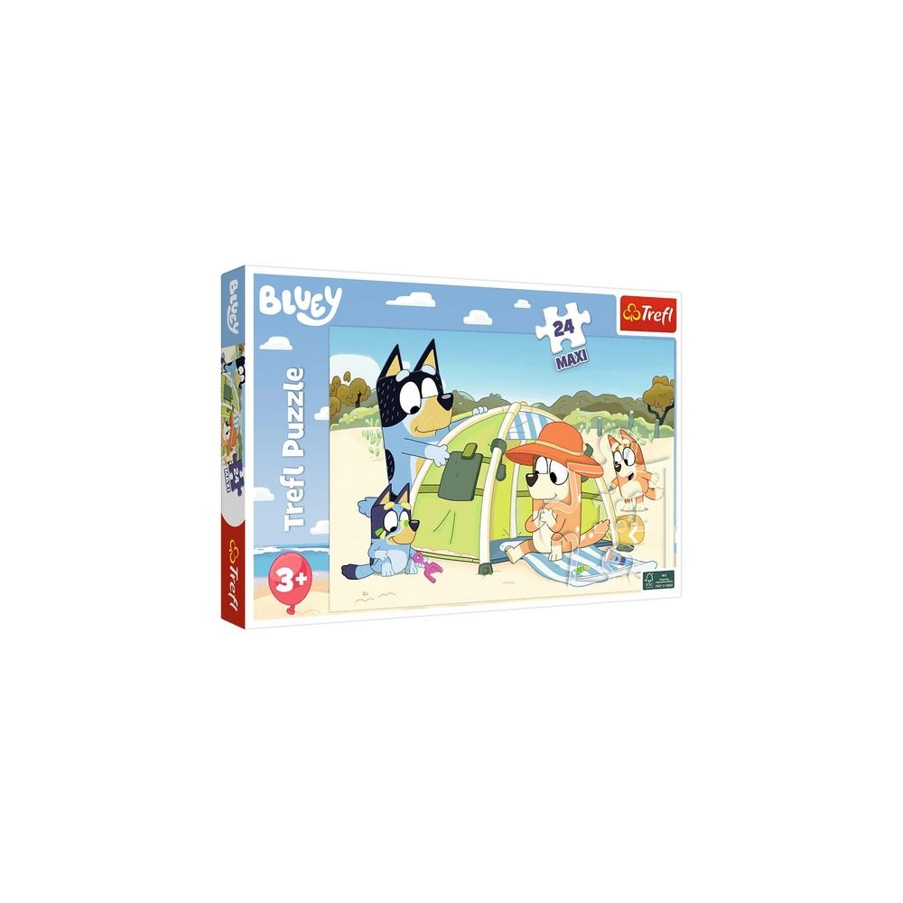 24 dalių dėlionė "Maxi Bluey's Wonderful Day" Trefl 14357
