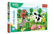 Dėlionė - 24 Maxi - Treflikų šeima - Treflikai kaime - Trefl 14361-Žaislai, Dėlionės, Dėlionės iki 500 detalių-e-vaikas