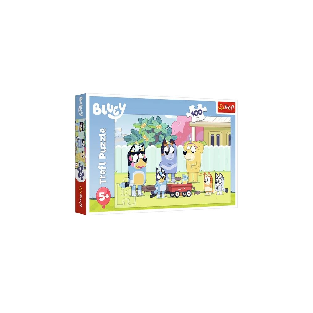 Dėlionė Bluey's merry world - Trefl 16471 100 el.-Žaislai, Dėlionės, Dėlionės iki 500 detalių-e-vaikas