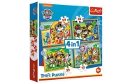 Puzzle - 4w1 (12, 15, 20, 24) - Wakacyjny Psi Patrol - Trefl 34395