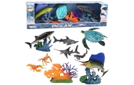 Set of Figures Sea Animals Movable Elements Turtle
