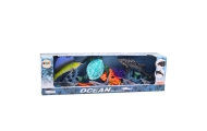 Set of Figures Sea Animals Movable Elements Turtle