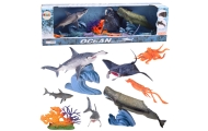 Set of Figures Sea Animals Movable Elements Ray