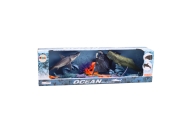 Set of Figures Sea Animals Movable Elements Ray