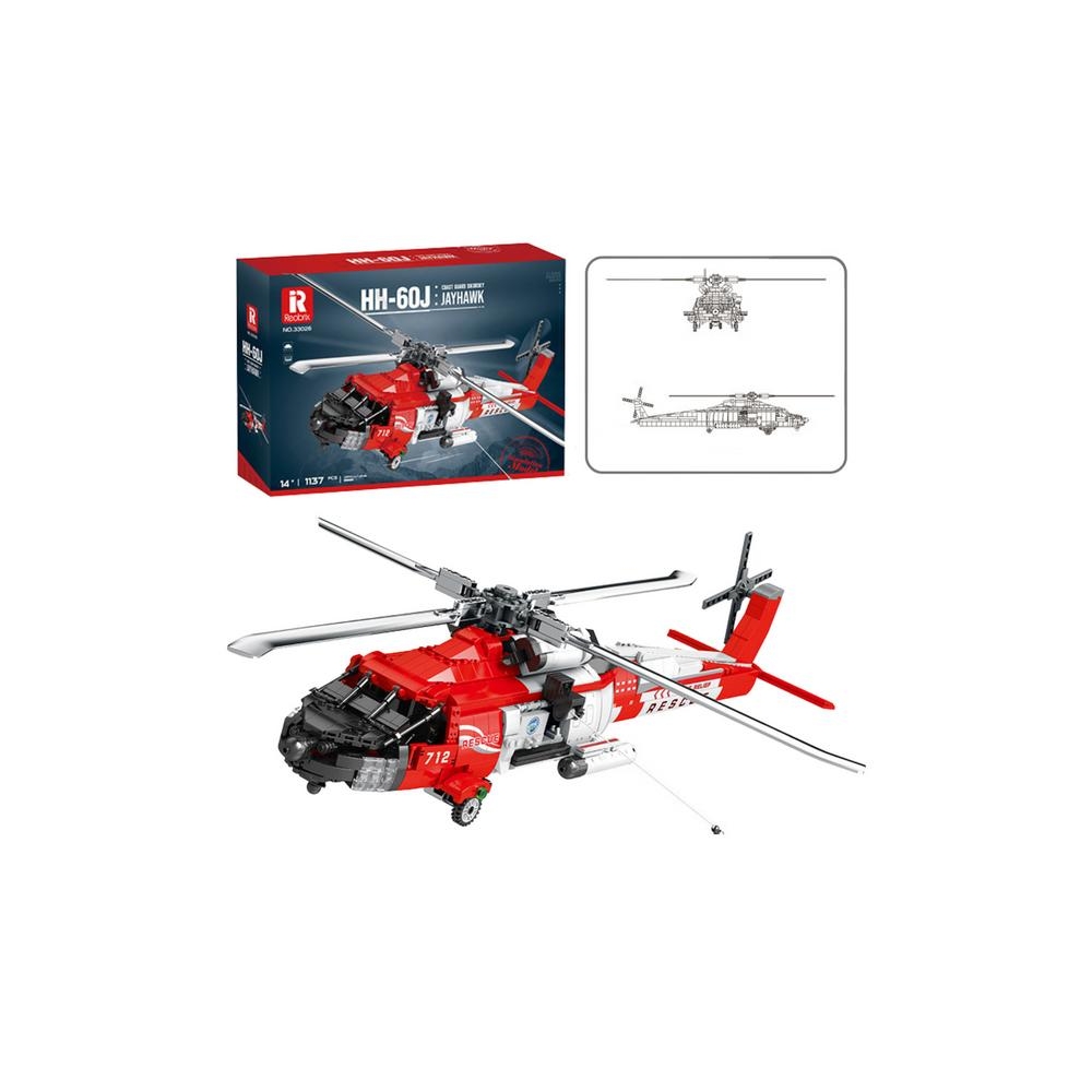 Konstruktorius HH-60J Jayhawk gelbėjimo sraigtasparnis 1137el