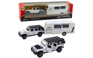 Set of Car Off-road Camper Metal Drive Lights Sounds White 1:32