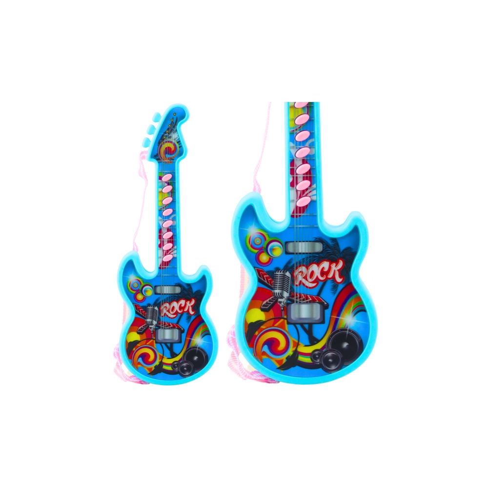 Vaikų elektrinė gitara Melodijos Solmization Range Blue 29cm