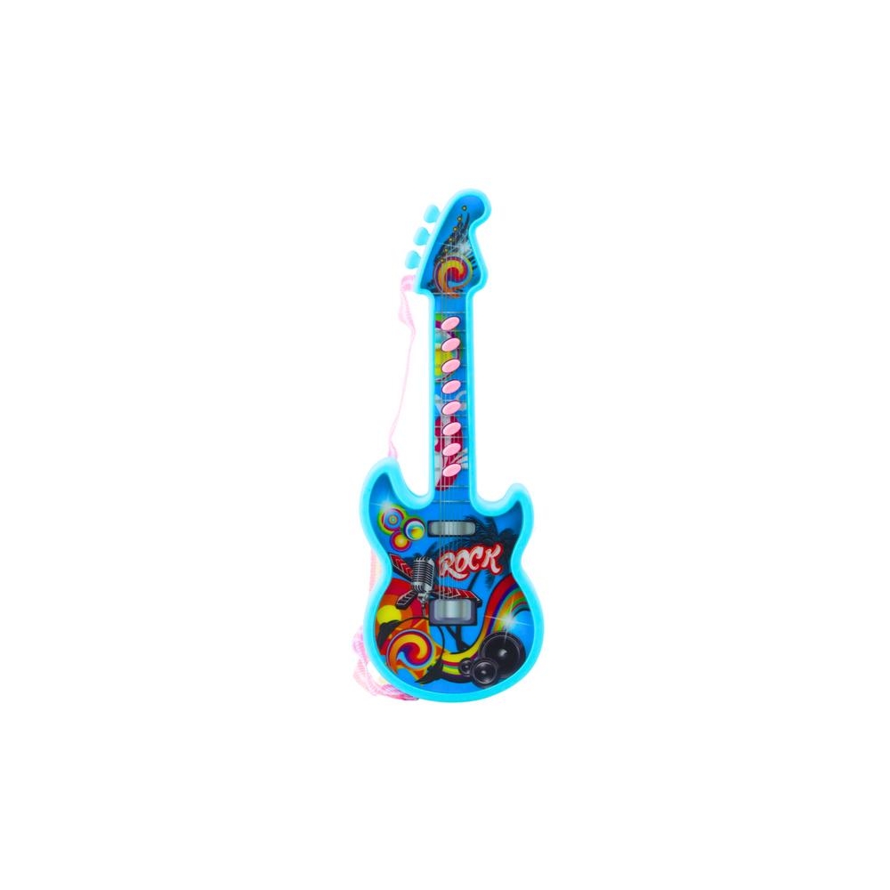 Vaikų elektrinė gitara Melodijos Solmization Range Blue 29cm