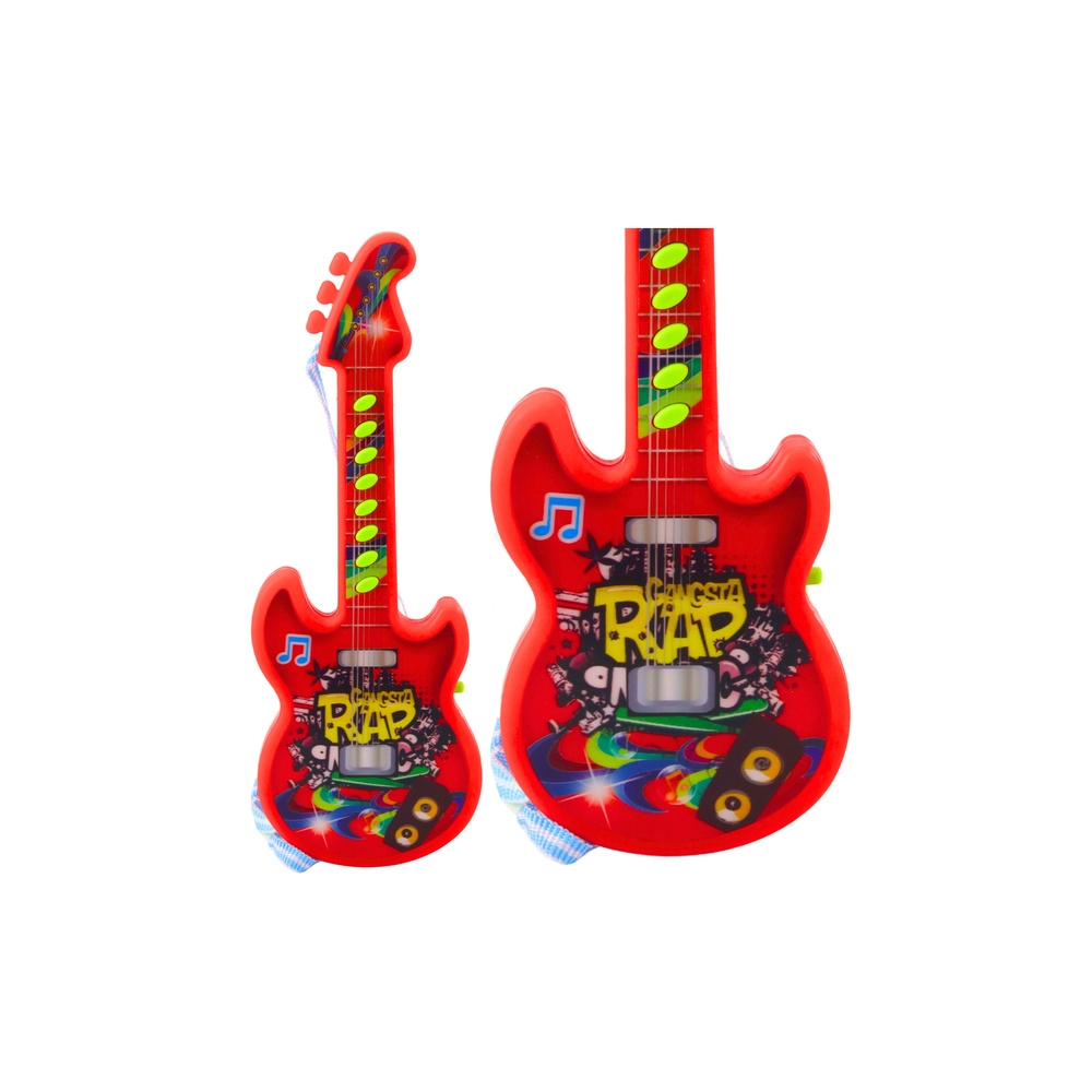 Vaikų elektrinė gitara Melodijos Solmization Range Raudona 29cm