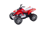 Quad Terrain Drive Treaded Wheels Red