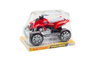 Quad Terrain Drive Treaded Wheels Red