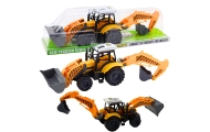 Large Backhoe Loader Agricultural Construction Mobile Yellow