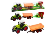 Set of Agricultural Tractor Trailer Tipper Feed Wagon