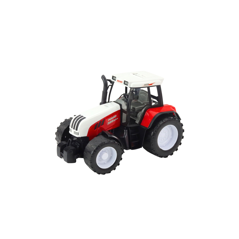 Ūkininko traktorius su priekaba Pašarų maišyklė 60 cm, raudonas-Žaislai, Auto ir transporto žaislai, Traktoriai-e-vaikas