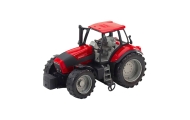 Traktor Rolniczy Farmerski Z Żółtą Przyczepą Czerwony 46cm