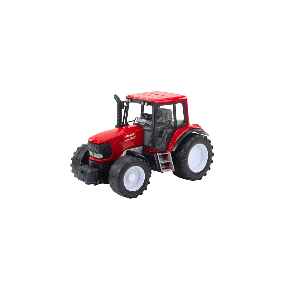 Žemės ūkio traktorius su žalia priekaba ir šieno rulonais 62cm-Žaislai, Auto ir transporto žaislai, Traktoriai-e-vaikas