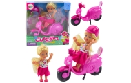 Mini lėlių rinkinys Šalmas motoroleriui rožinės spalvos