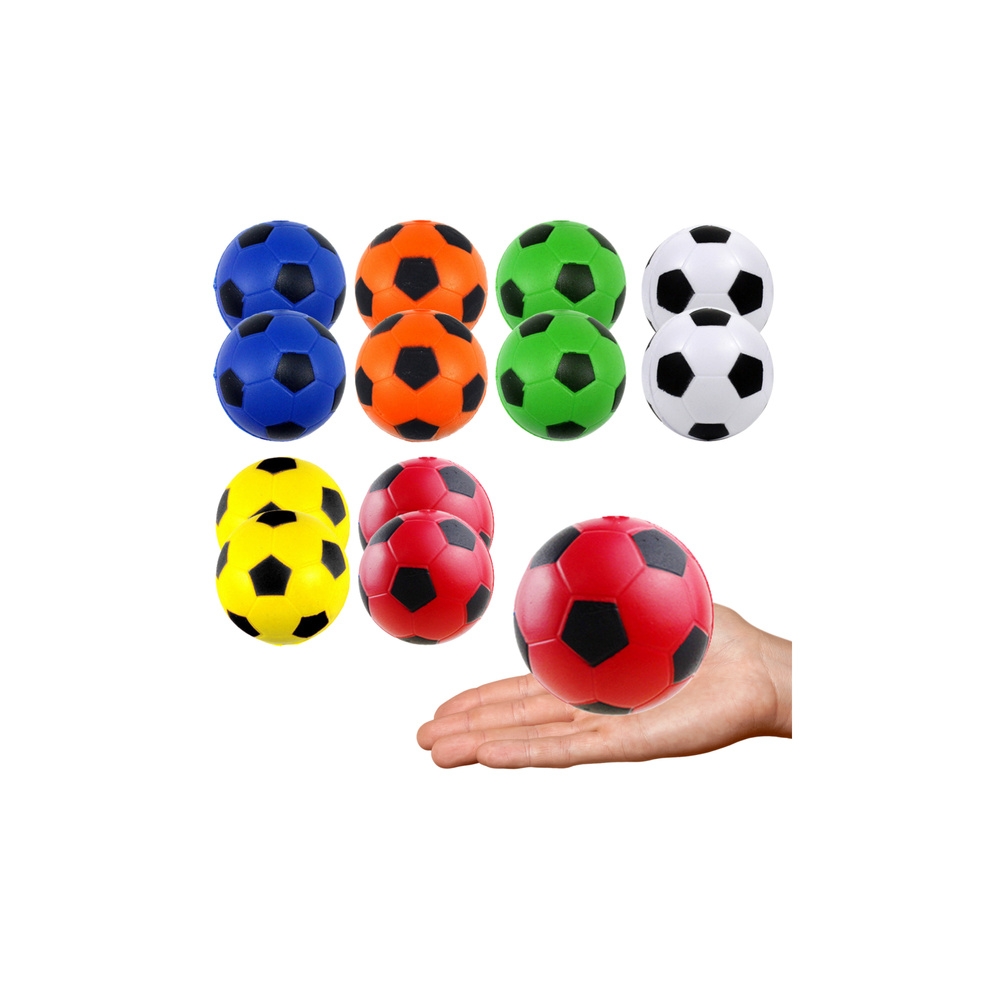 Piłeczki Antystresowe Do Odbijania Zestaw 12 szt Kolorowe 6,5cm