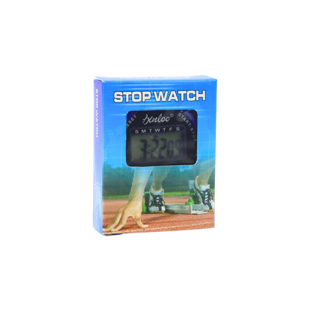 Skaitmeninis LCD elektroninis sportinis chronometras XL-011 Blue-Namai, laisvalaikis, turizmas, Sveikata, grožis, higiena-e-vaik