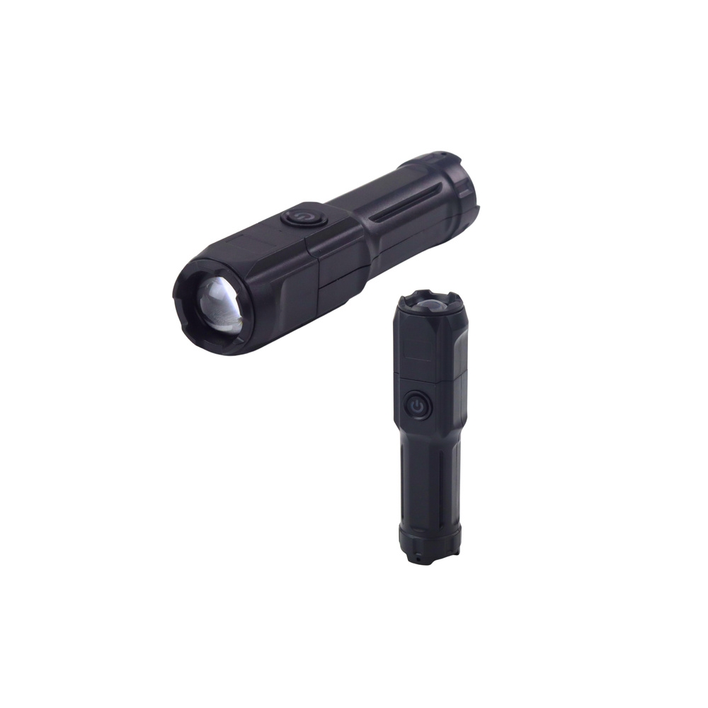 LED žibintuvėlis Priartinimo valdymas 3 šviesos režimai USB įkrovimas Juoda-Namai, laisvalaikis, turizmas, Turizmas-e-vaikas