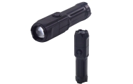 LED žibintuvėlis Priartinimo valdymas 3 šviesos režimai USB įkrovimas Juoda