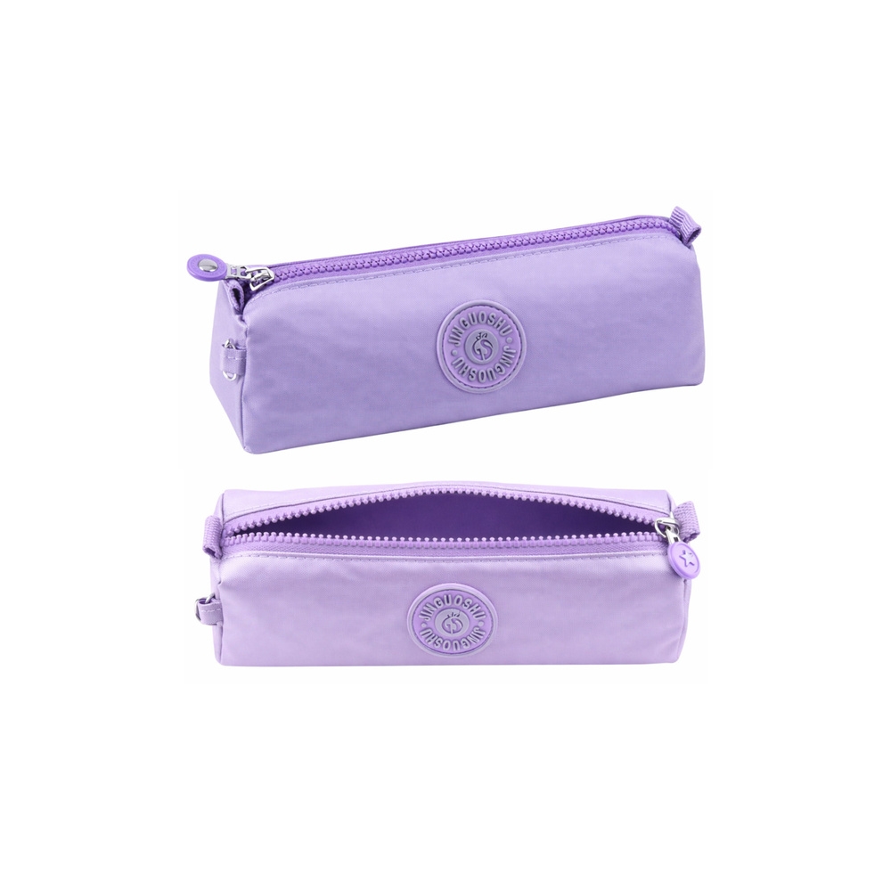Vieno skyriaus mokyklinis pieštukinis dėklas violetinės spalvos 21,5 cm