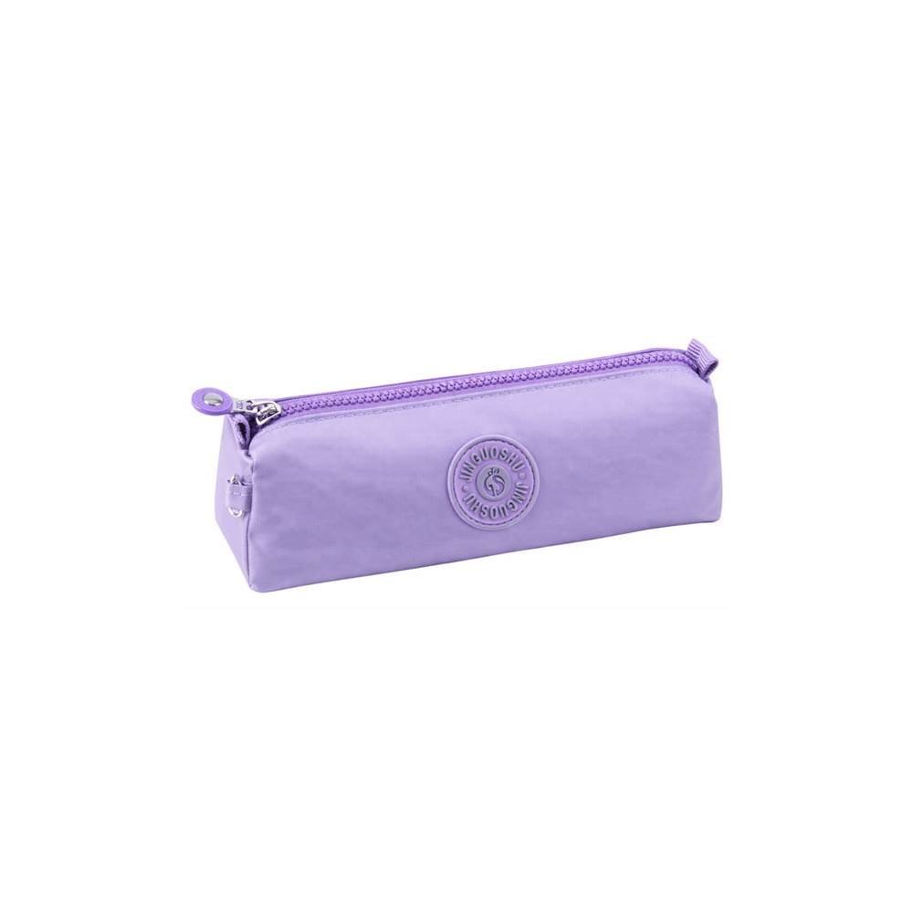 Vieno skyriaus mokyklinis pieštukinis dėklas violetinės spalvos 21,5 cm