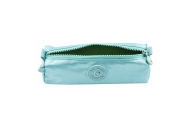 School Pencil Case Organizer Single Compartment Light Green 21.5cm