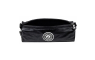 School Pencil Case Organizer Single Compartment Black 21.5cm