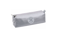 School Pencil Case Organizer Single Compartment Gray 21.5cm