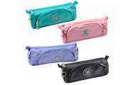 School Pencil Case Functional Two Pockets Pendant Mix