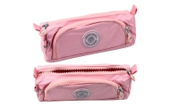 School Pencil Case Functional Two Pockets Pendant Mix