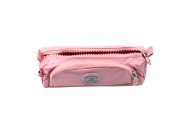 School Pencil Case Functional Two Pockets Pendant Mix