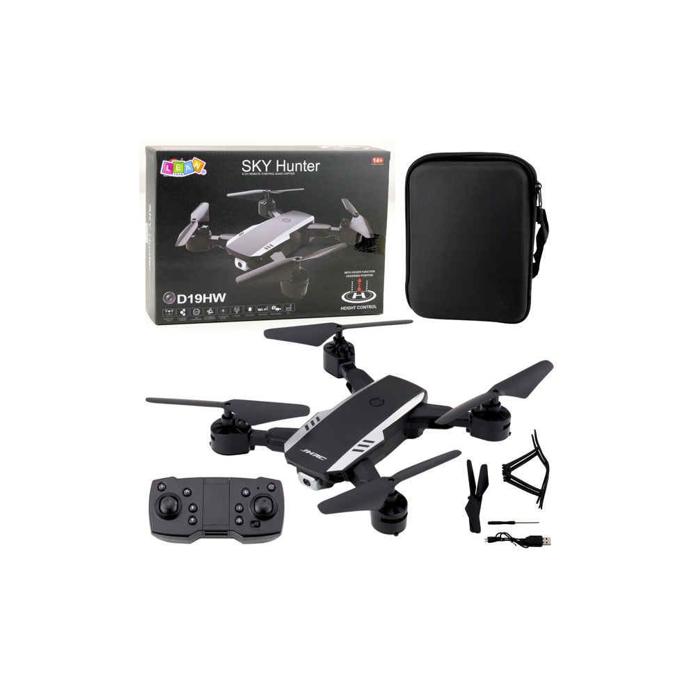 Dron Sky Hunter D19HW Kamera FVP Wi-Fi Pilot Z Uchwytem Na Telefon Etui