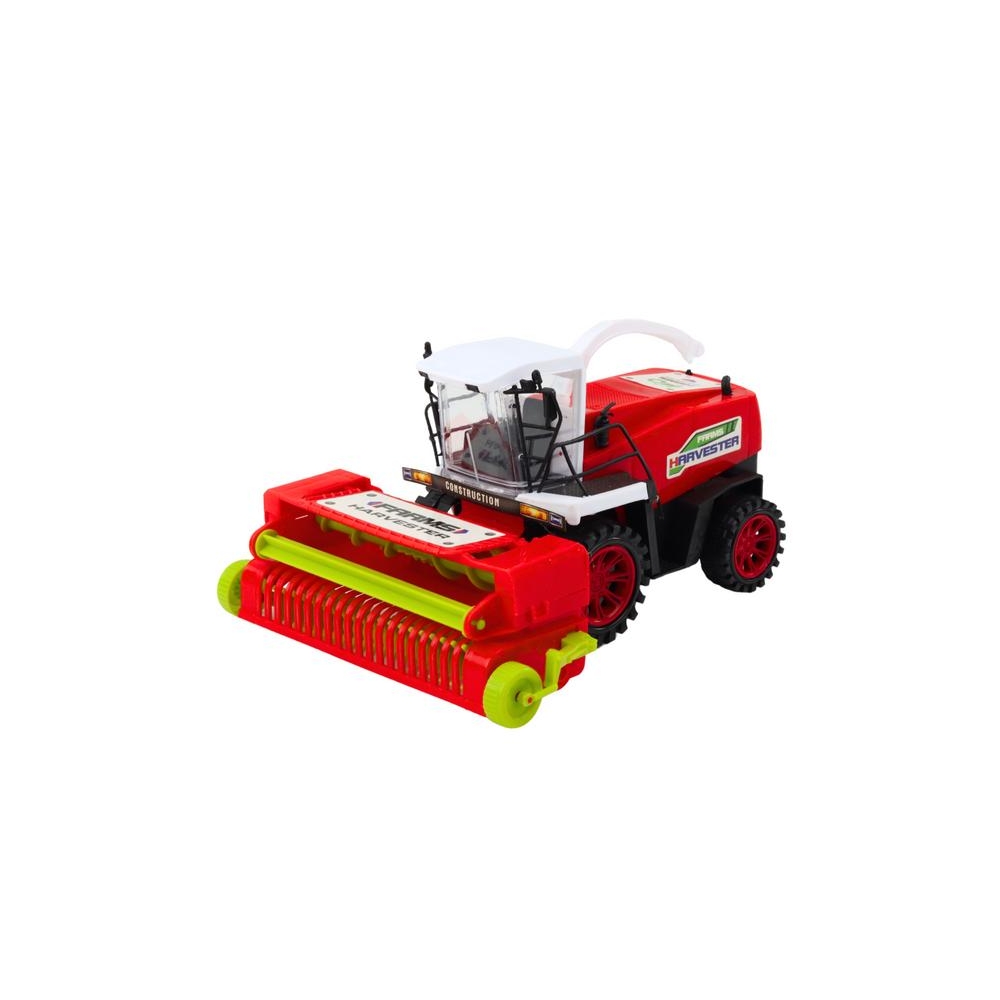 Agricultural Farm Combine Harvester With Header Drive Red