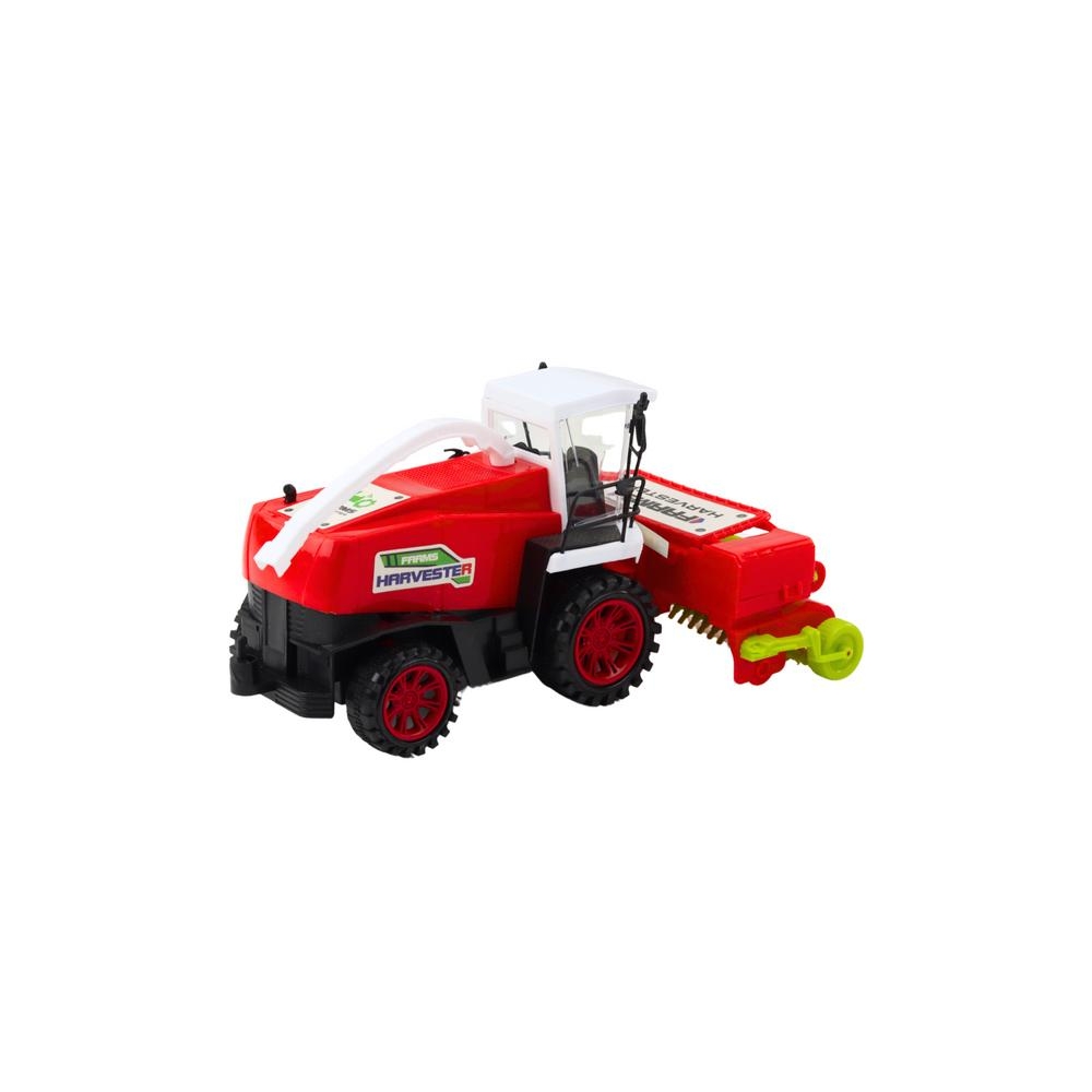 Agricultural Farm Combine Harvester With Header Drive Red