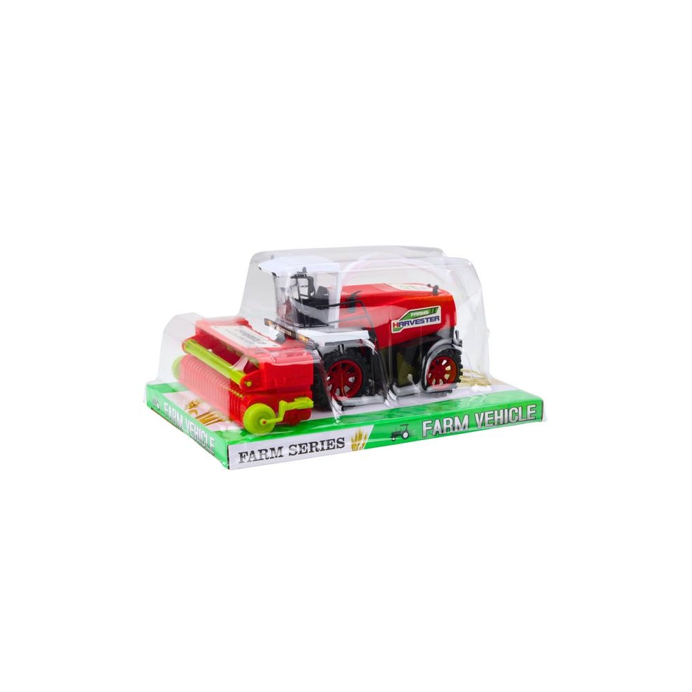 Agricultural Farm Combine Harvester With Header Drive Red