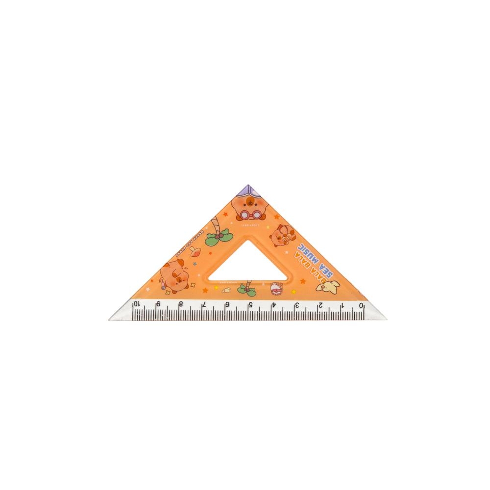 Geometrinių prietaisų rinkinys Capybara liniuotė Kampų matavimo ekscentrinė 4el