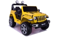 Elektromobilis FT-938, 4x4, lakuotas geltonas-Elektromobiliai vaikams, Visureigiai-e-vaikas
