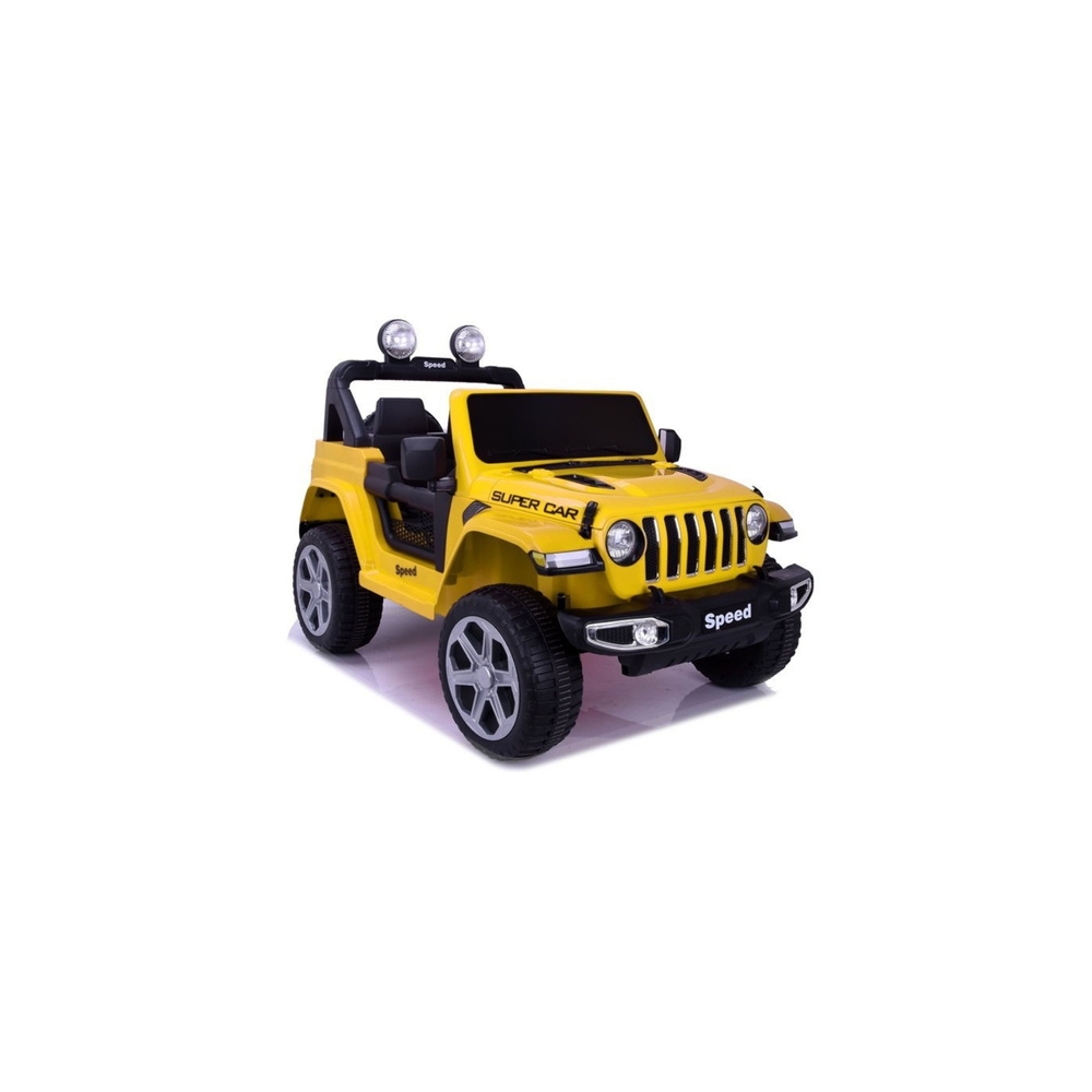 Elektromobilis FT-938, 4x4, lakuotas geltonas-Elektromobiliai vaikams, Visureigiai-e-vaikas